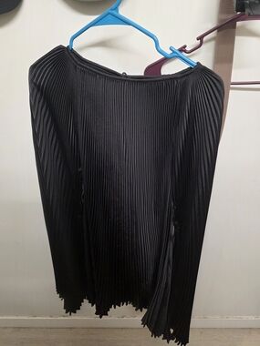 Black Pleated Gorgeous Dress